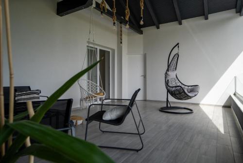 Γυμναστήριο ή/και όργανα γυμναστικής στο Plum house - villa with pool
