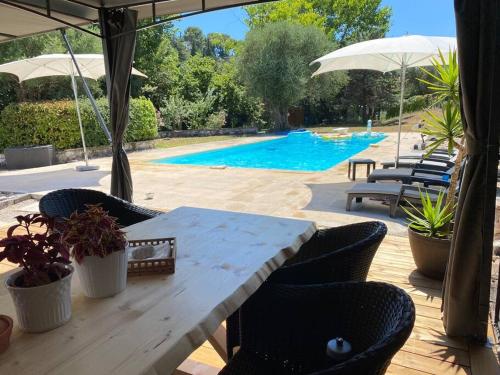 Family Villa with pool and AC in Antibes