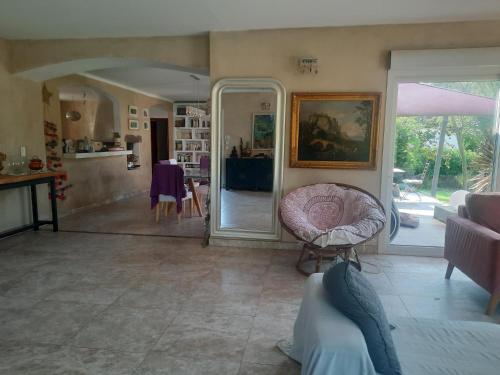 Η κουζίνα ή μικρή κουζίνα στο Villa Arcadie