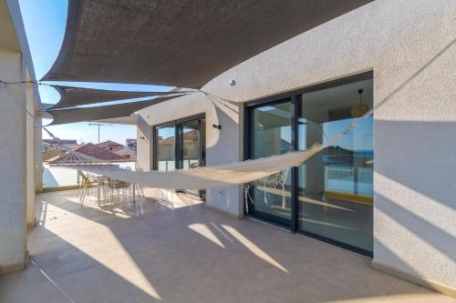 Μπαλκόνι ή βεράντα στο Justina Apartment