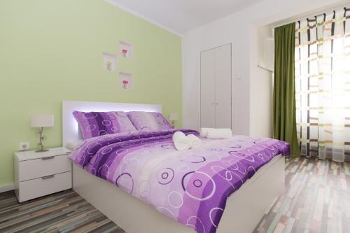 Кровать или кровати в номере Apartment Latin Bridge