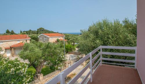a view from the balcony of a house at Abby's Place in Zakynthos Town