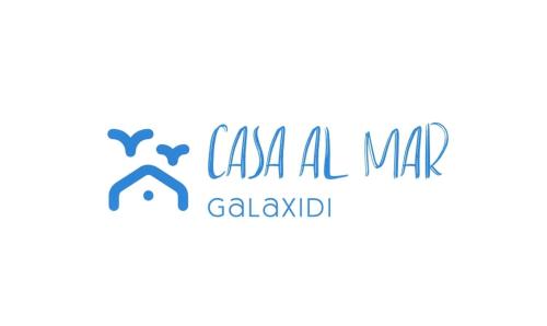 un logo pour une mosquée masjid al nabawi dans l'établissement Casa al mar, à Galaxidi