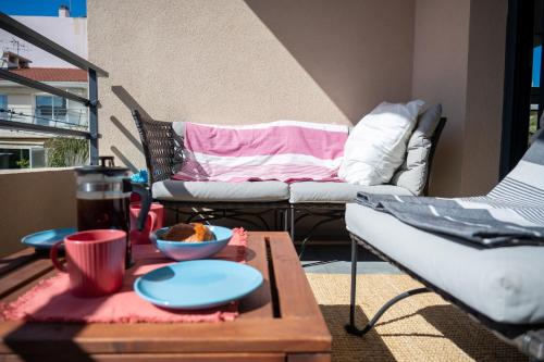 PWS - Sunny modern flat near Juan Les Pins Pinede & beach - Terrace & AC! photo 21