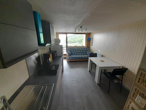 Χώρος καθιστικού στο Le Buron Studio n1413 centre de Station Super Besse