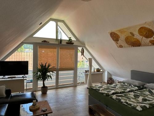 Χώρος καθιστικού στο Appartement Bali