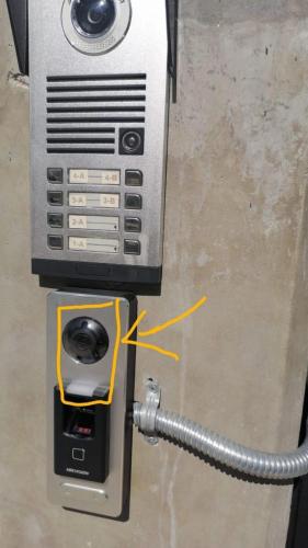 a electrical device with a yellow wire plugged into a socket at Mako 54 in Puerto Vallarta