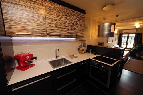 Dapur atau dapur kecil di Apartments Villa Markiz