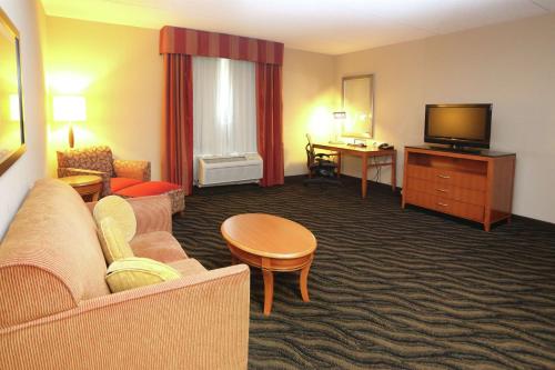 TV a/nebo společenská místnost v ubytování Hilton Garden Inn Chesapeake/Suffolk