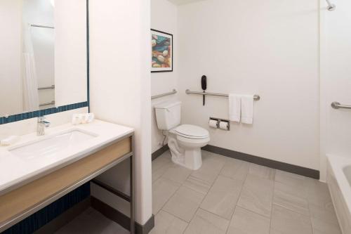 Ванная комната в Hilton Garden Inn Sioux City Riverfront