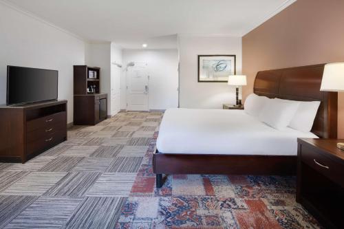 Llit o llits en una habitació de Hilton Garden Inn Tyler