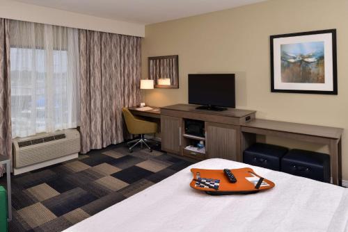 Μια τηλεόραση ή/και κέντρο ψυχαγωγίας στο Hampton Inn Broussard-Lafayette