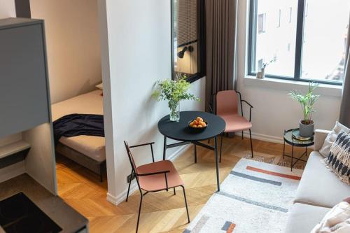 Posezení v ubytování Design Apartment in Duo Lofts