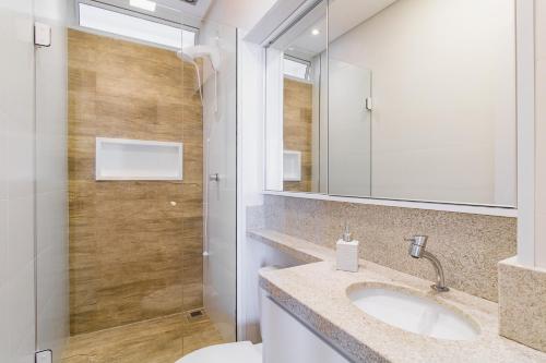 Koupelna v ubytování Apartamento - Lindo 3 dormitórios com vista e espaço infantil