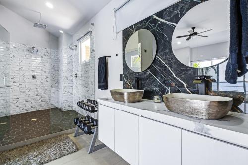 Koupelna v ubytování Penthouse Gardenias