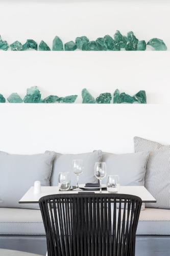 Χώρος καθιστικού στο Mykonos Princess Hotel