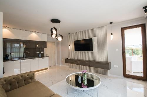 Кът за сядане в Luxury Martina apartment