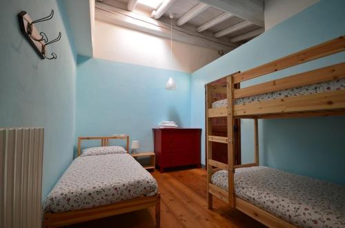 Una cama o camas en una habitación de Il Dosso Holidays Apartment