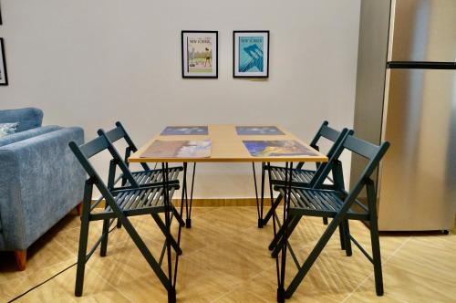 Posezení v ubytování Blue Oasis Apartment