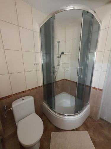 Kúpeľňa v ubytovaní Sztukateria Podgórzyn