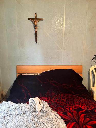 Postel nebo postele na pokoji v ubytování Branny’s house