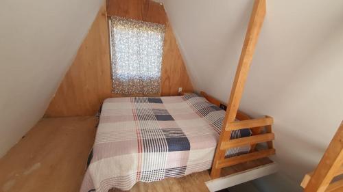 Postel nebo postele na pokoji v ubytování Viejo Rancho