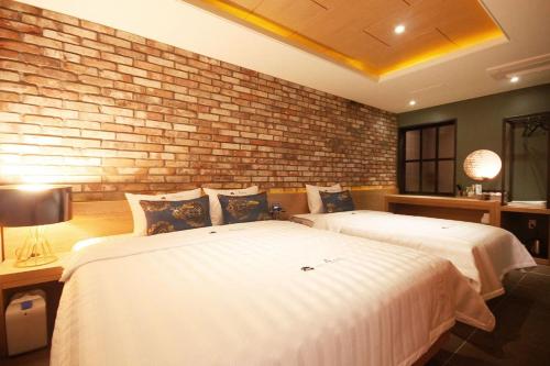 Cama ou camas em um quarto em Hotel Able