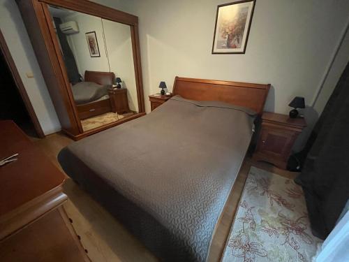 Ένα ή περισσότερα κρεβάτια σε δωμάτιο στο Vadim Apartments in Panorama Beach Vigo Nessebar