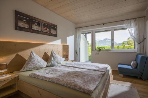 Cama ou camas em um quarto em Haus Horngacher
