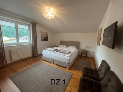 Posteľ alebo postele v izbe v ubytovaní Penthouse Appartement