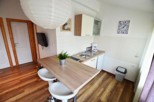 Kuchyň nebo kuchyňský kout v ubytování Apartment Kućica