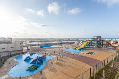 an aerial view of a water park at Gewan Resort New Alamein in El Alamein