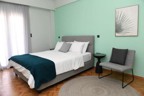 Katil atau katil-katil dalam bilik di Konstantina Apartment