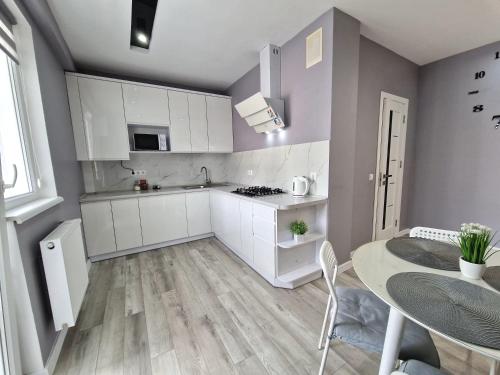 Η κουζίνα ή μικρή κουζίνα στο Premium apartment on Belvedere