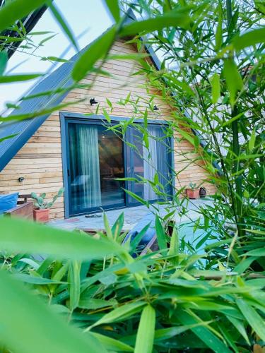 Zahrada ubytování Unique wooden villa with pool