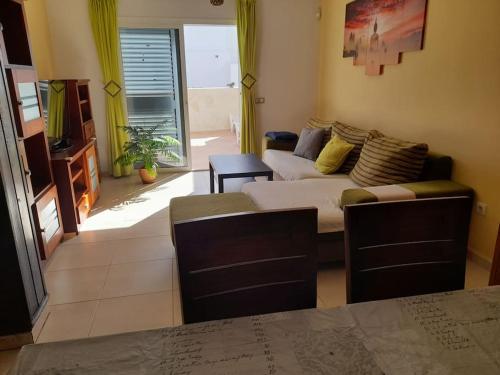 Postel nebo postele na pokoji v ubytování alemar