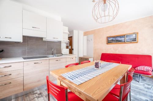 Η κουζίνα ή μικρή κουζίνα στο Residence Alessio