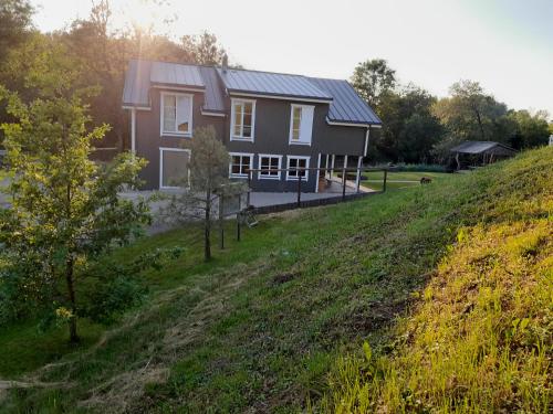 Bygningen som resortet ligger i