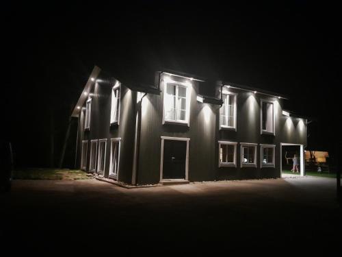 Bygningen som resortet ligger i