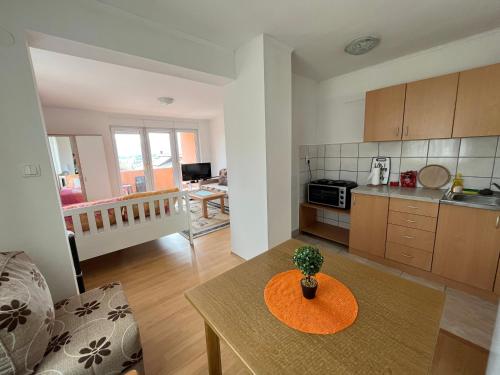 Η κουζίνα ή μικρή κουζίνα στο MD Apartments