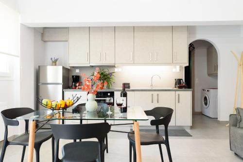 Η κουζίνα ή μικρή κουζίνα στο Peter's cozy home