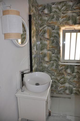 Bilik mandi di Apartment Battin 44 Uckermark