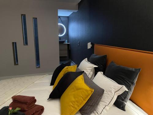 Ένα ή περισσότερα κρεβάτια σε δωμάτιο στο Maison Longue de La Cassine