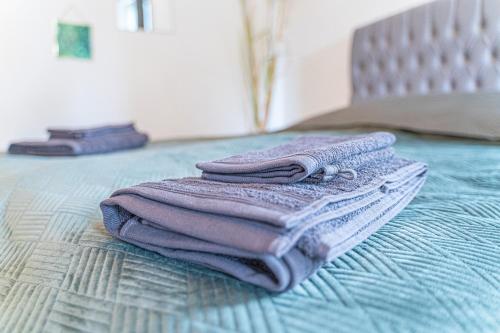 Postel nebo postele na pokoji v ubytování Apartment Wesseling