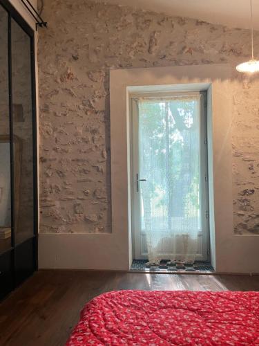 Postel nebo postele na pokoji v ubytování Gîte de Genty