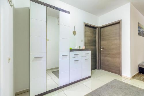 Η κουζίνα ή μικρή κουζίνα στο Apartmani Rialto