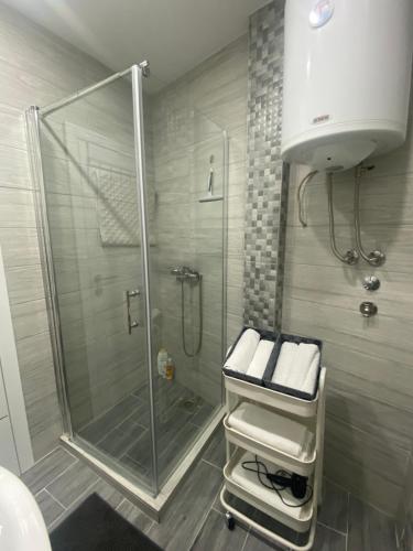Koupelna v ubytování Apartman Polo