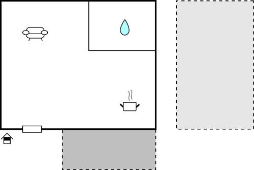 un diagrama esquemático de la configuración experimental en Nice Apartment In Funtana With Kitchen, en Funtana
