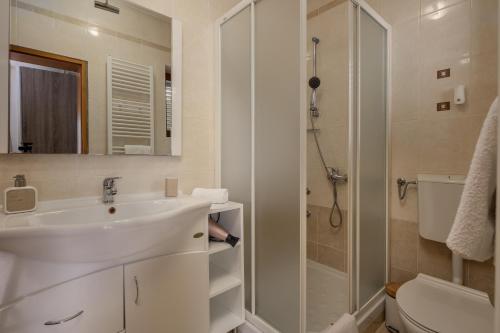Kúpeľňa v ubytovaní Apartments by the sea Pridraga - Cuskijas, Novigrad - 6306