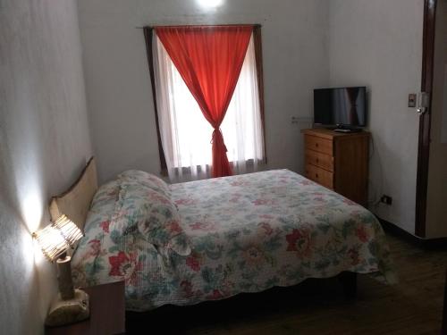Cabaña hostal Emaにあるベッド